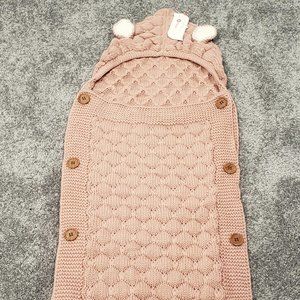 Hibobi Baby Swaddle ~Sleeping Bag ~ Stroller Wrap~ Knitted Blanket ~ Infant / R6